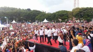 Hujan Iringi Kampanye Akbar ADP-SUL