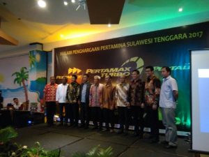 Pertamina Berikan Penghargaan Kepada Relasi di Sultra