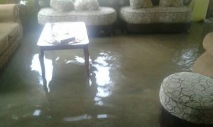 Hujan Baru 1 Jam Sejumlah  Titik di Kota Koltim  Banjir