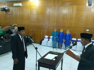 Irwan Sukma Resmi Dilantik Sebagai PAW Abdul Rasak