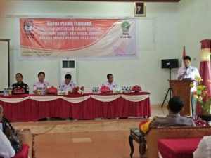 KPU Kolut Serahkan SK Penetapan Bupati Terpilih