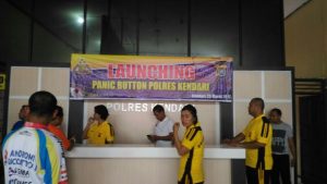Polres Kendari Launching Aplikasi Android “Panic Button”