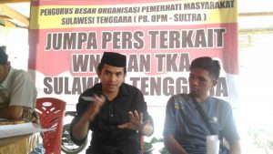 Masalah TKA Ilegal, OPM Sultra Ancam Demo Nakertrans