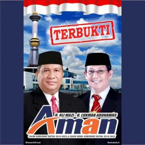 ﻿ Pengamat : Formasi Ali Mazi-Lukman Belum Miliki ‘Hak Paten’