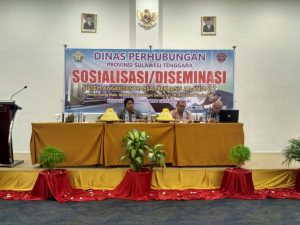 2017, Dishub Sultra Kembangkan Sistem Transportasi Bus Air