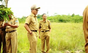 Bupati Koltim Tinjau Lahan  Kosong