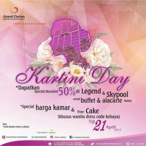 Peringati Hari Kartini, Grand Clarion Hotel Kendari Berikan Diskon 50 Persen
