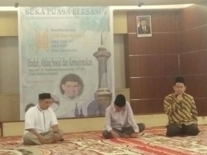 Wakil Walikota Kendari, Musaddar Tausiah Ramadan Bersama ICMI