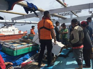 Basarnas Kendari Berhasil Evakuasi Kapal Nelayan di Perairan Saponda