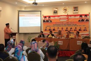 Ir Asrun Sampaikan Visi Misi Ke Partai Hanura
