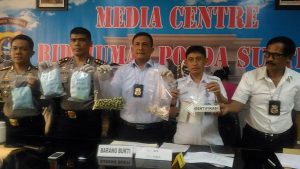 Polda Sultra Berhasil Bekuk Lima Pengedar Psikotropika Jenis Mumbul