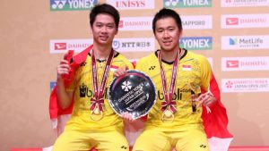 Menang Mudah Atas Tuan Rumah, Marcus Gideon / Kevin Sanjaya Juarai Japan Super Series 2017