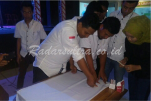 Deklarasi Kopi Surga, Stempel Darah Jadi Bukti Dukungan Asrun-Hugua