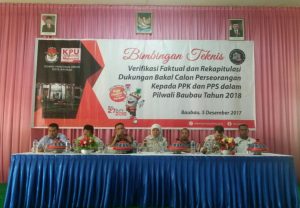 Jelang Verifikasi Vertual, KPU Baubau Gelar Bimtek