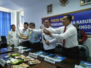 BNNP Sultra Berhasil Amankan Pengedar Shabu Seberat 1,130 Kg