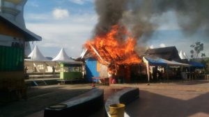 Tiga Lapak Milik Pedagang di Eks MTQ Habis Dilalap si Jago Merah