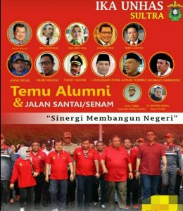 IKA Unhas Sultra Gelar Jalan Santai