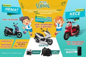 Masuk Tahun Ajaran Baru, Honda Hadirkan Program Kejutan