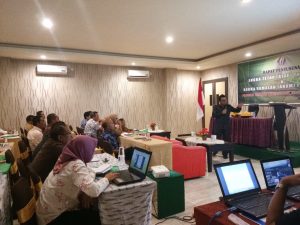 Distanak Sultra Gelar Penyusunan Atap dan Aram I