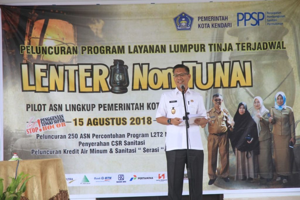 Rujab Plt. Wali Kota Kendari Jadi Lokasi Penyedotan Perdana L2T2