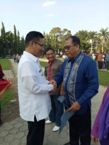 Plt Wali Kota Kendari Serahkan SK Plt ke Beberapa Pimpinan OPD