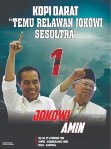 Relawan Jokowi  Permantap Pergerakan Pemenangan Jokowi-Amin di Sultra