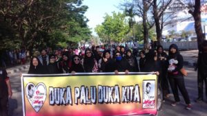 Koin ‘Satu duka’ SEKBER JOKOWI SULTRA untuk Korban Gempa dan Tsunami Palu