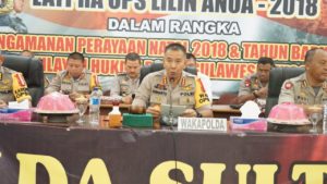 Persiapan Pengamanan Natal Dan Tahun Baru, Polda Sultra Gelar Latpra Ops Lilin 2018