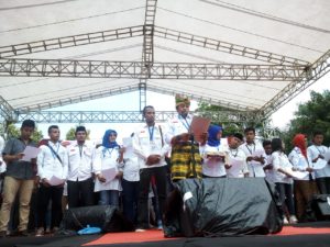 Ribuan Masyarakat Sultra Tumpah Ruah di Deklarasi Jokowi-Amin