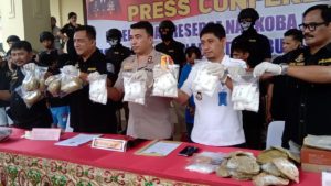 Sultra Darurat Narkoba, Kurir Narkotika Antar Provinsi Tiba di Kendari Membawa 5 Kg Shabu