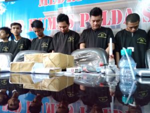 Sepanjang Maret 2019 Polda Sultra Tangkap 12 Tersangka Narkoba