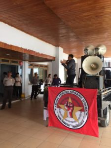 Demo di ESDM, FPKU Sultra Sebut Aktivitas PT. Wanagon Anoa Indonesia Ilegal