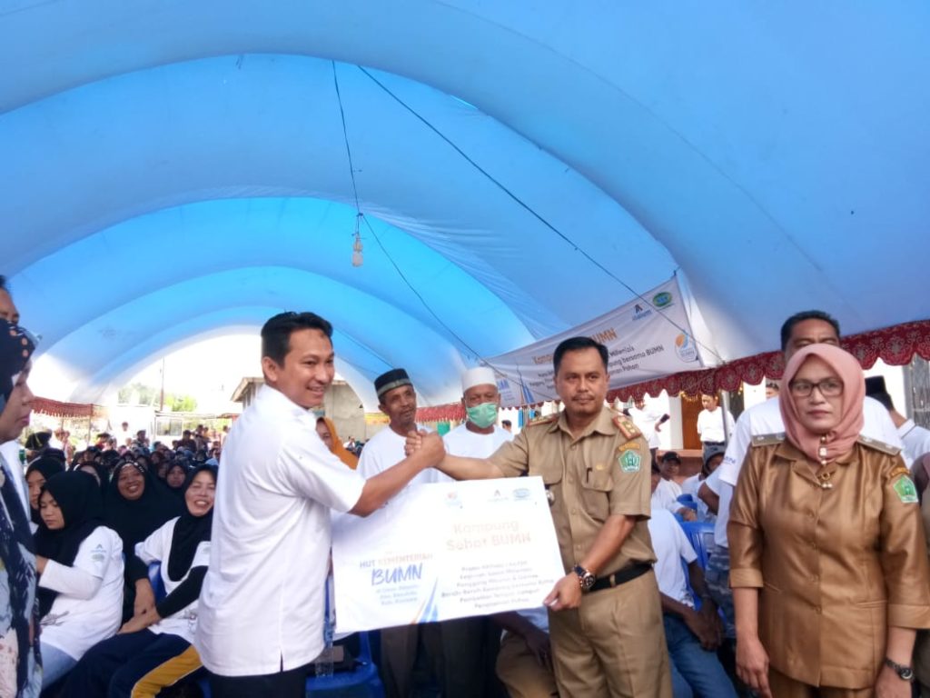 Desa Amusilu Menjadi Salah Satu Lokasi Kampung Sehat Kementerian BUMN