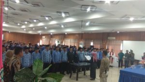 Lantik Pejabat Administrator, Pengawas, dan Kepala Puskesmas, Ini Pesan Sekot Kendari