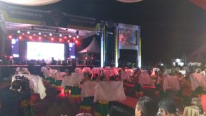 Malam Pembukaan HUT Kota Kendari Ke 188 Dimeriahkan Tari Kolosal