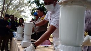 Polda Sultra Musnahkan 854 Gram Sabu dari Seorang IRT