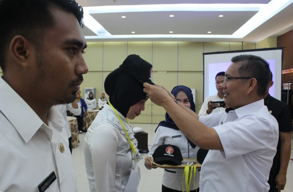 Wali Kota Kendari Kukuhkan Kader Bela Negara dan Relawan Anti Narkoba Kota Kendari