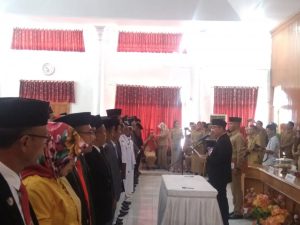 Bupati Butur Lantik 176 Pejabat Pimpinan Tinggi Pertama dan Pengawas Sekolah