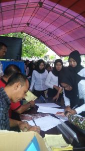 Hari Ketiga Ujian CAT CPNS SKD Butur, Para Srikandi Padati Ruang Ujian