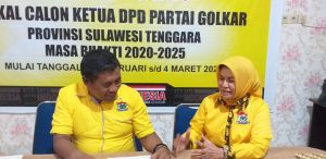 Pendaftaran Calon Ketua DPD Golkar Sultra Akan di Buka Selama 5 Hari