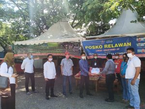 Relawan Ketahanan Pangan Kota Kendari Salurkan Ratusan Paket Bantuan Sembako