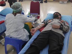 Penuhi Stok Darah PMI, Polda Sultra Gelar Donor Darah