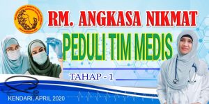 Peduli Tenaga Medis Covid-19, RM. Angkasa Nikmat Berikan Bantuan APD di RSUD Kota Kendari