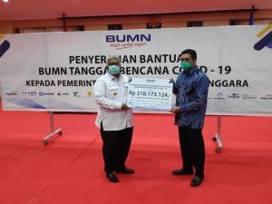 Pemprov Sultra Terima Bantuan Penanganan Covid-19 dari BUMN