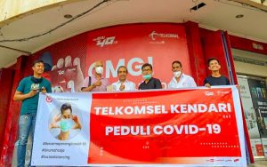 Tenaga Medis RS Rujukan Covid-19 di Sultra, Terima Bantuan Paket Data dari Telkomsel