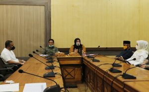 Hari Perdana Kerja, Wawali Kota Kendari Terima Kunjungan DPRD Sultra