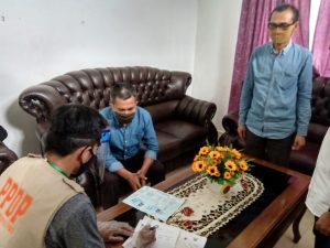 Coklit Serentak, KPU Butur Sambangi Tokoh-tokoh Masyarakat