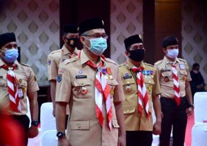 Wali Kota Kendari Ikuti Upacara HUT Gerakan Pramuka Ke-59
