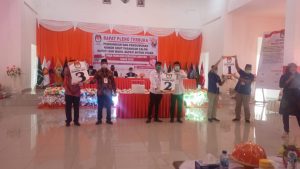 Siap Berkompetisi, Berikut Hasil Pengundian Nomor Paslon Bupati Butur Serta Partai Pengusungnya