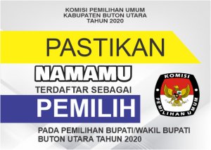 KPU Buton Utara Ajak Masyarakat Cek Daftar Pemilih Sementara